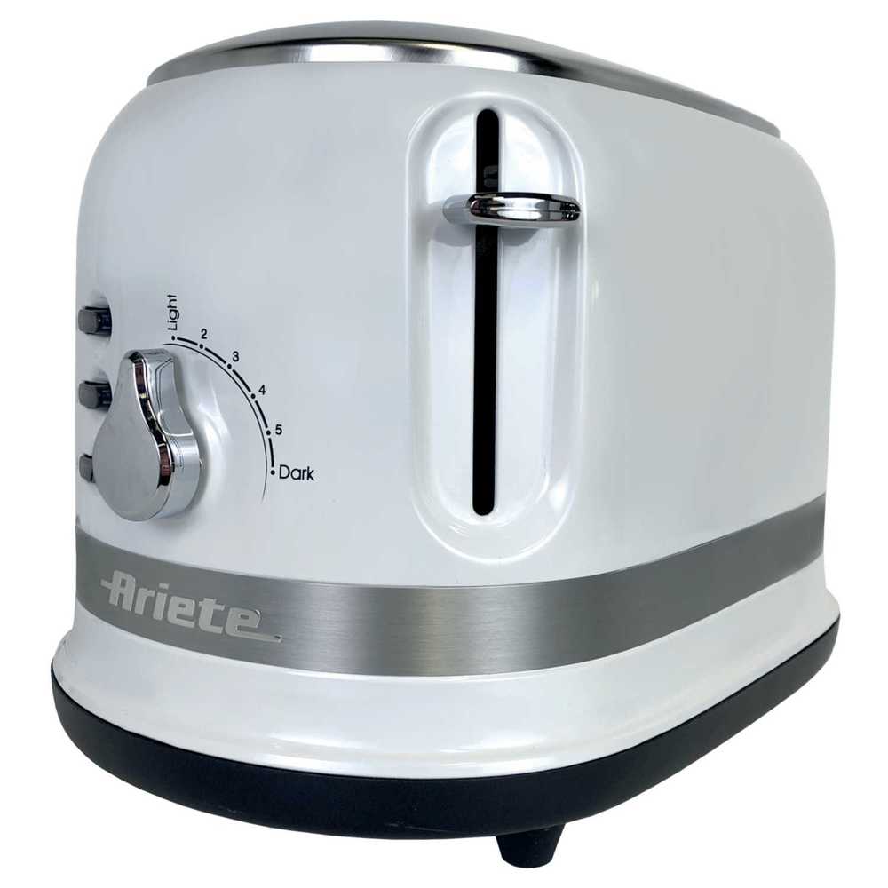 Ariete Moderna 2 slice Toaster White Go Shop Direct