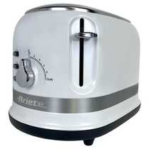 Ariete Moderna 2 Slice Toaster, Defrost, Heating & Cooking Function, White