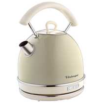 Ariete Vintage Dome Kettle, 1.7 Litre, Cream
