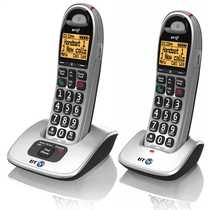 BT Big Button Telephone, Twin Pack, Call Blocker