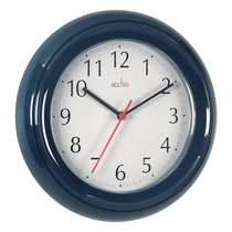 Acctim Wycombe Wall Clock, Blue