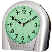 Acctim Sweeper Silver Alarm Clock