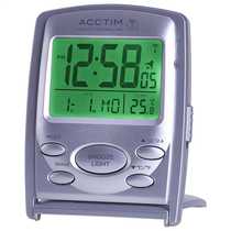 Acctim Travel Alarm Clock, Radio Controlled