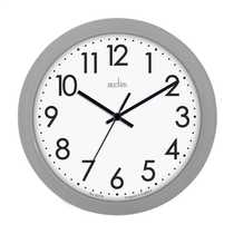 Acctim Abingdon Wall Clock, Grey
