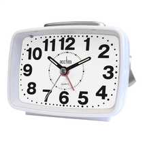 Acctim Titan 2 Alarm Clock, White