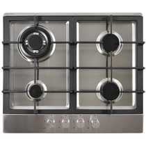 Statesman 4 Zone Glass Cooker Hob, Stainless Steel