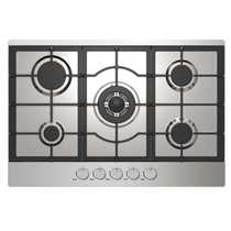 Statesman 5 Zone Cooker Hob, 75cm Wide, Stainless Steel