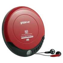 Groove Personal CD Player, Red