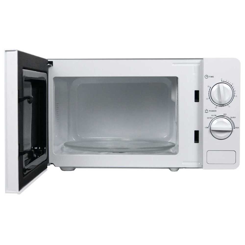 Manual Microwave, 20 Litre Capacity, 800W, White | Go Shop Direct
