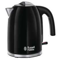 Russell Hobbs Kettle, Colours Jug Kettle, 1.7 Litre, Black