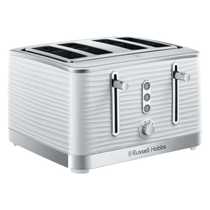 Russell Hobbs Inspire 4 Slice Toaster, White